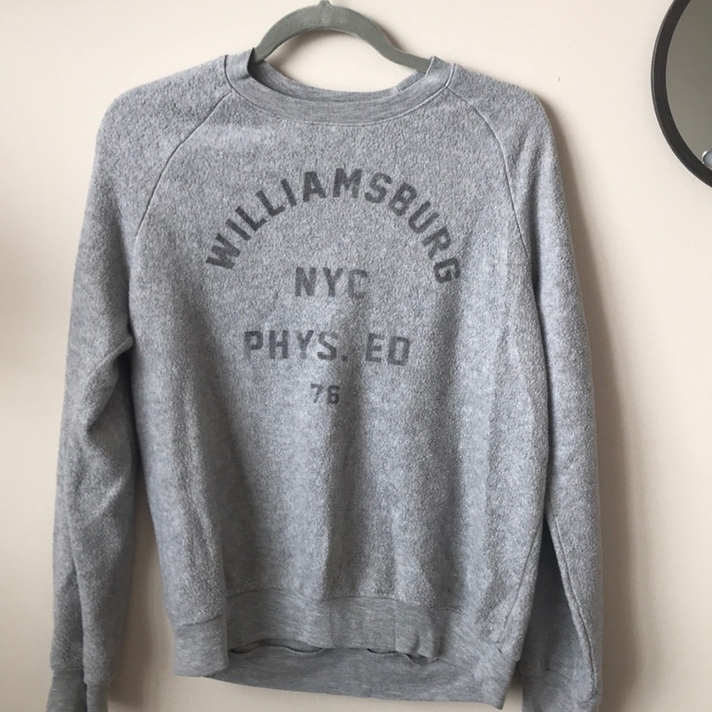 Gray Retro Sweatshirt